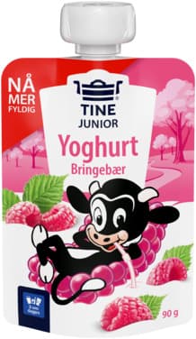 Junior Yoghurt Bringebær 90g Tine