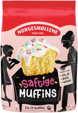 Saftige Muffins 425g Norgesmøllene