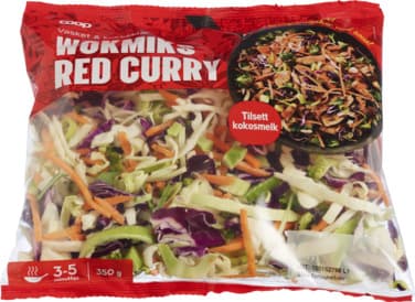 Salat Wokmiks Red Curry 350g Coop