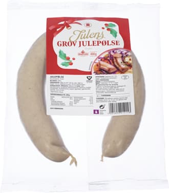 Grov Julepølse Urøkt 400g Nordfjord
