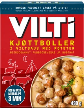 Kjøttboller 490g Vilti