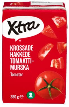 XTRA HAKKEDE TOMATER 390G