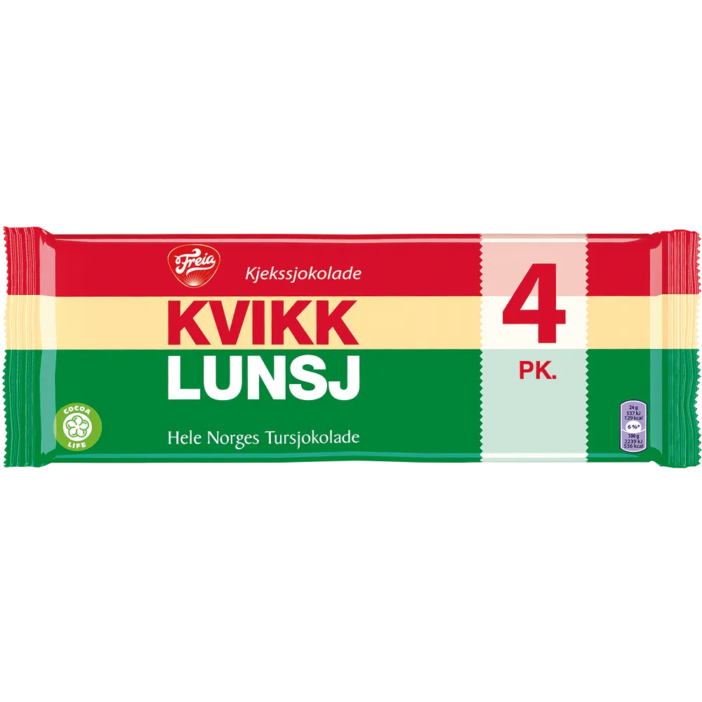 Kvikk Lunsj 4pk 188g
