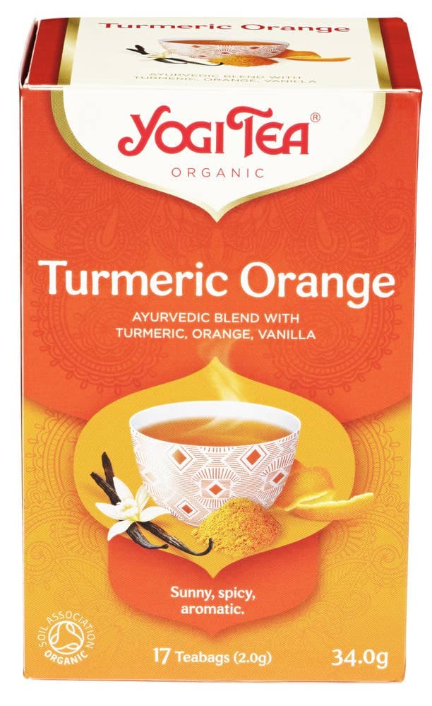 Yogi Tea Turmeric Orange Økologisk 17stk
