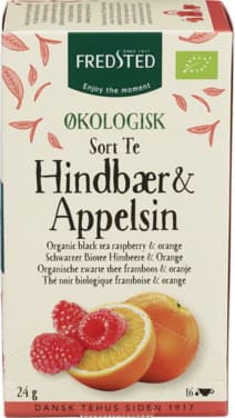 Fredsted Te Bringebær/appelsin 16x1,5g 24 g