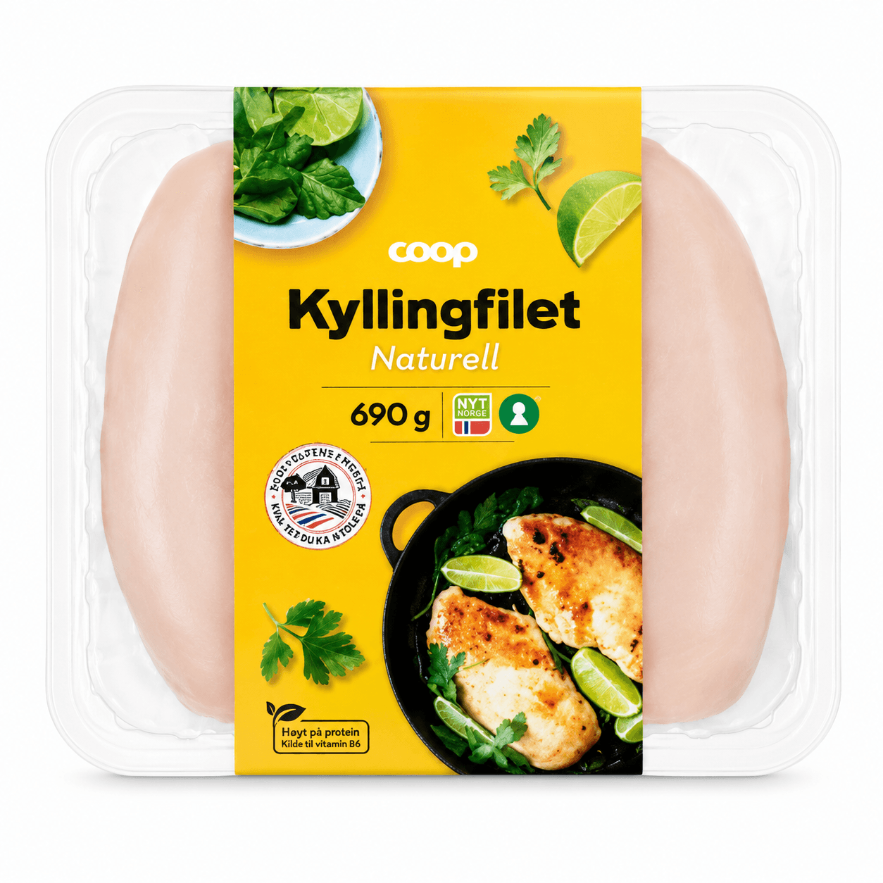 Coop Kyllingfilet Naturell 690g
