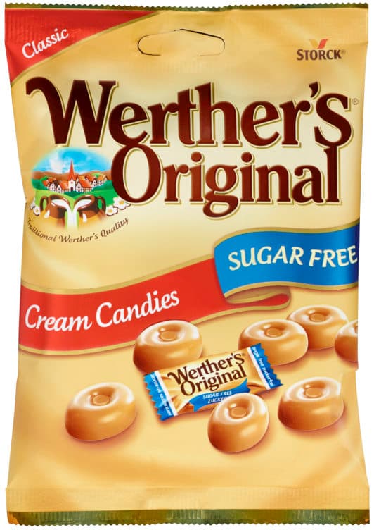 Werthers Original Drops Sukkerfri 70g pose