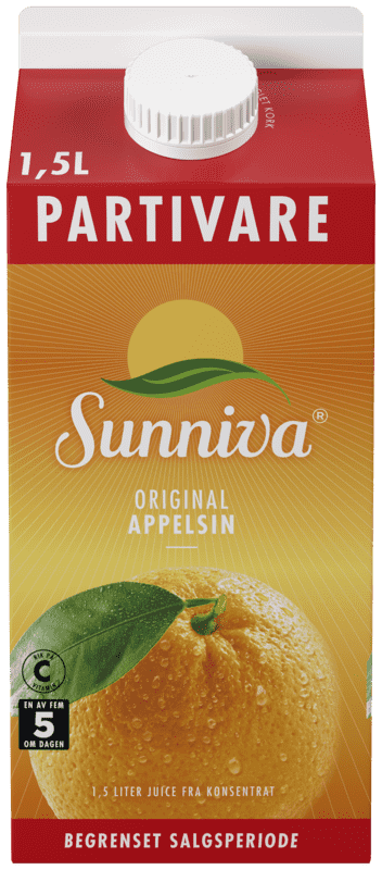 Appelsinjuice 1,5l Tine