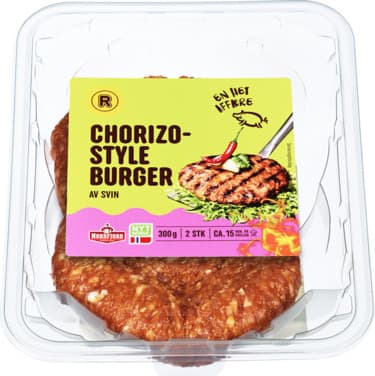 Chorizoburger 300g Nordfjord
