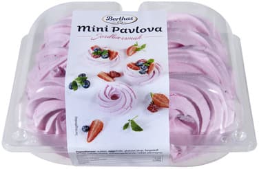 Mini Pavlova Rose Jordbær 120g Berthas