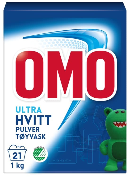 Omo Ultra Hvitt Pulver 1kg