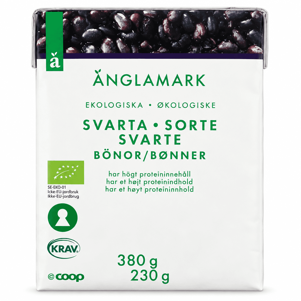 Sorte Bønner 380g Änglamark