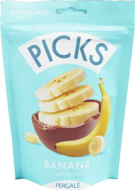 Banan m/Sjokolade 90g Picks