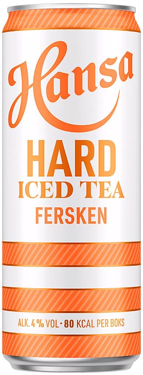 Hansa Hard Iced Tea Fersken 330ml boks