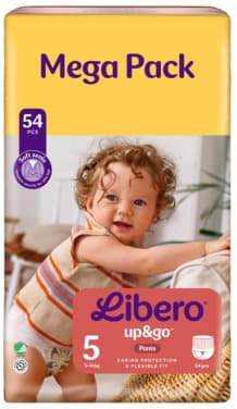 Libero Up&Go Str.5 Mega Pack 54stk
