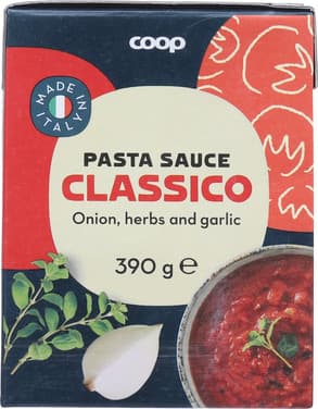 Coop Pasta Sauce Classico 390g
