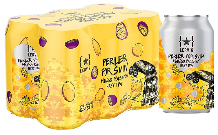 Perler for Svin Mango Passion 0,33l boks 6pk 1980 ml