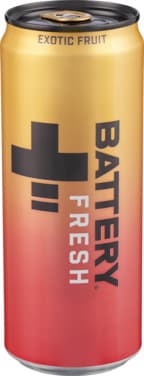 Battery Fresh Exotic Fruit 330ml