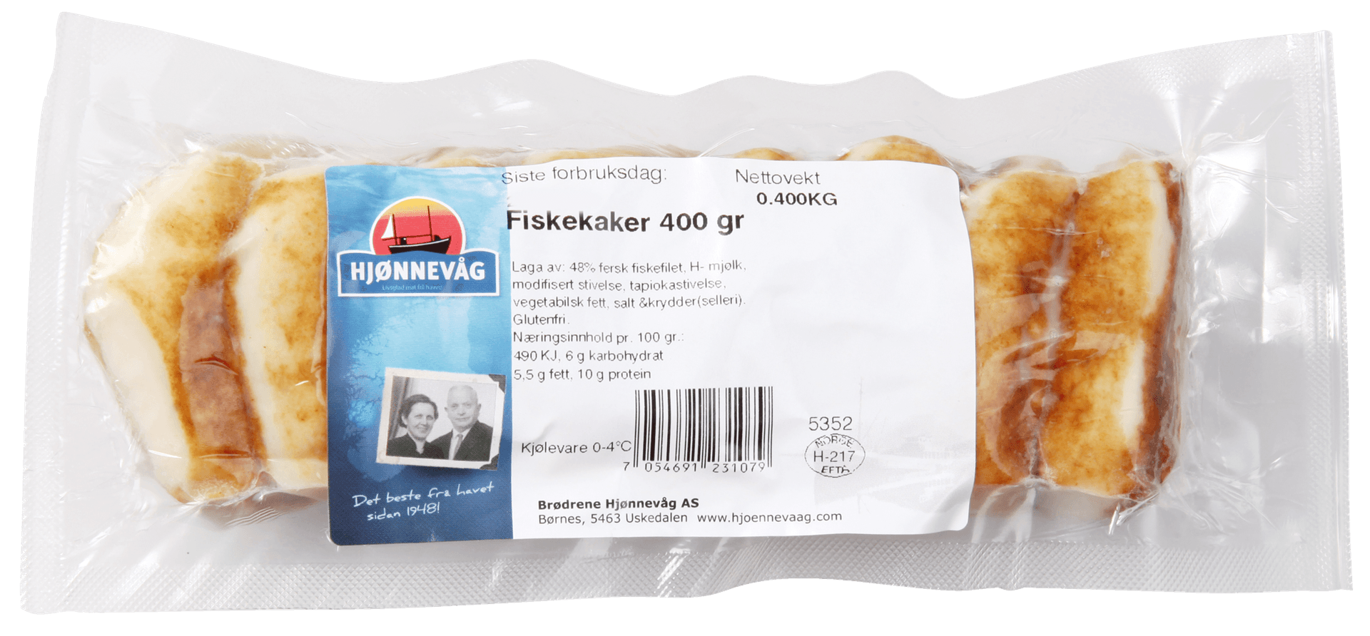 Fiskekaker 400g Hjønnevåg