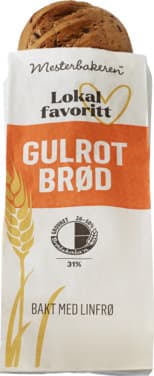 Gulrotbrød 720g Mesterbakeren