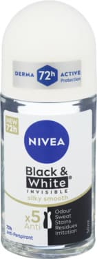Nivea Roll-On Black&White Silky Smooth 50ml