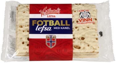 Vestlandslefsa Fotball-lefsa 160g