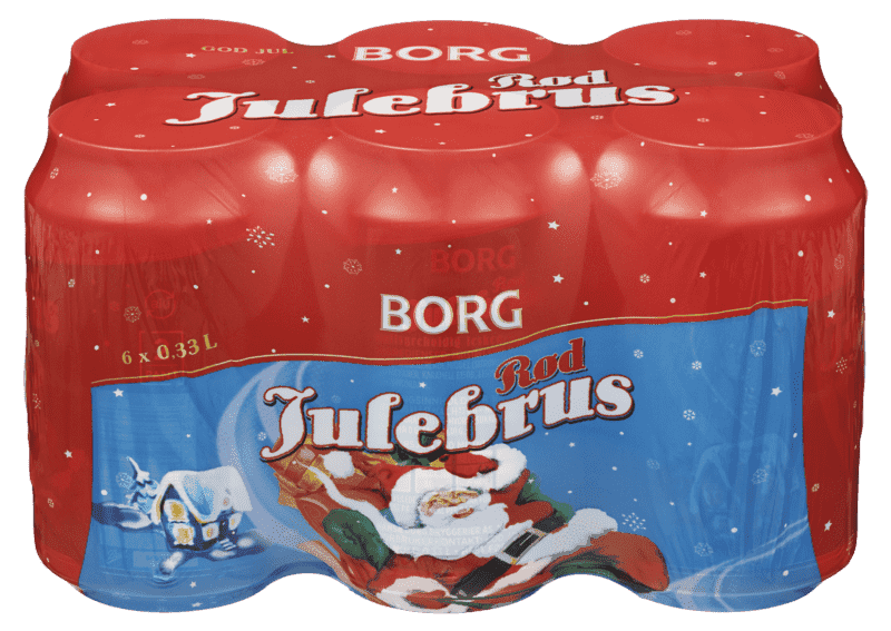 Borg Julebrus Rød 6stk x 0,33l