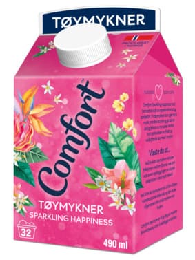 Comfort Tøymykner Sparkling Happiness 490ml