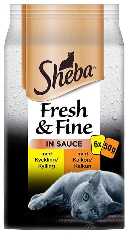 Sheba Fresh&Fine Fjærkre 6x50g 300 g