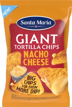 Giant Tortilla Chips Cheese 160g Santa Maria