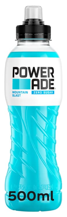 Powerade Zero Mountain Blast 500ml flaske