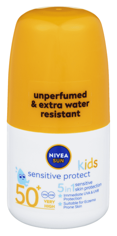 Nivea Sun Kids Sensitive Unperfumed Roll-On SPF50+