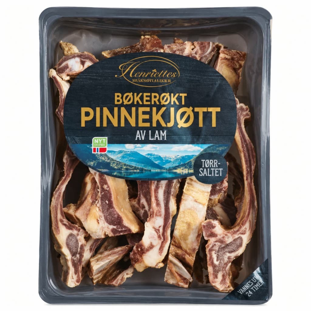 Henriettes Pinnekjøtt Røkt VV 2kg