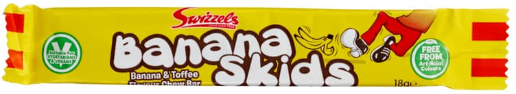 Banana Skids 18g Swizzels