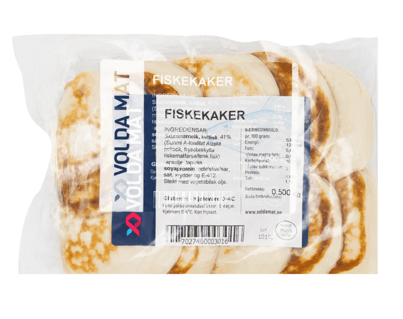 Volda Fiskekaker 500g