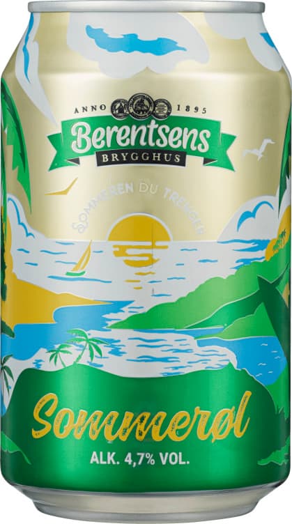 Sommerøl 0,33l boks Berentsens