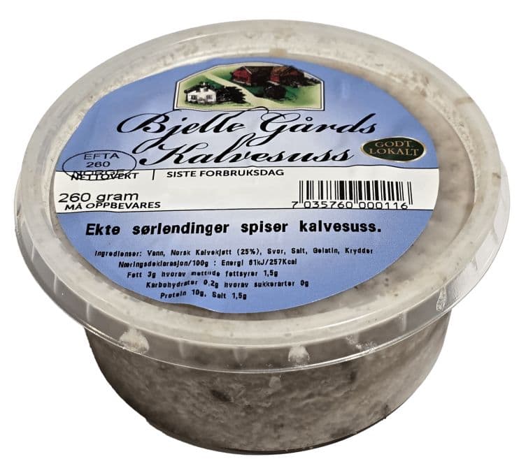 Kalvesuss 260g Bjelle Gamle Gård