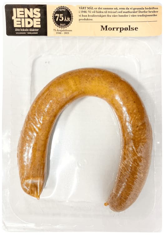 Morrpølse 350g Jens Eide