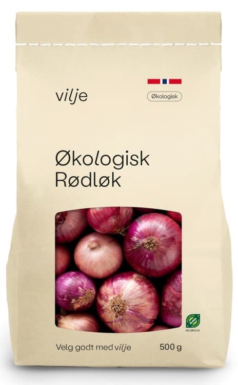 Rødløk 500g Økologisk nett
