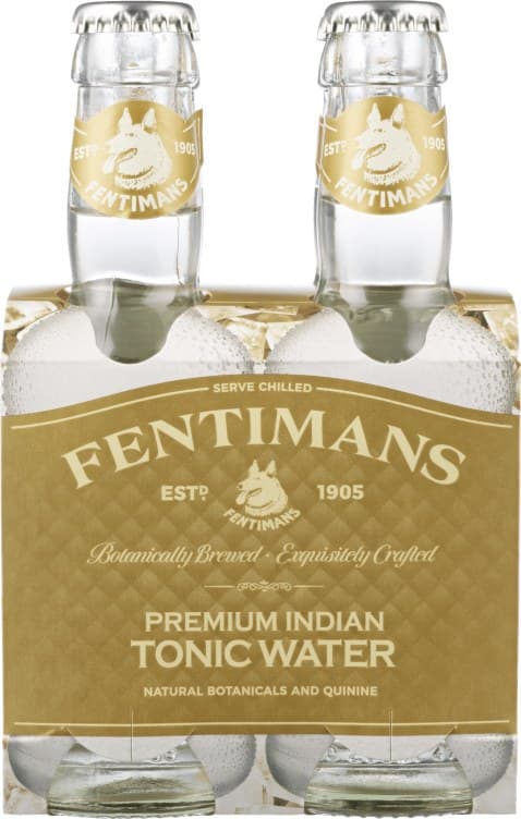 Tonic Water Premium Indian 200mlx4 Fentimans 800 ml