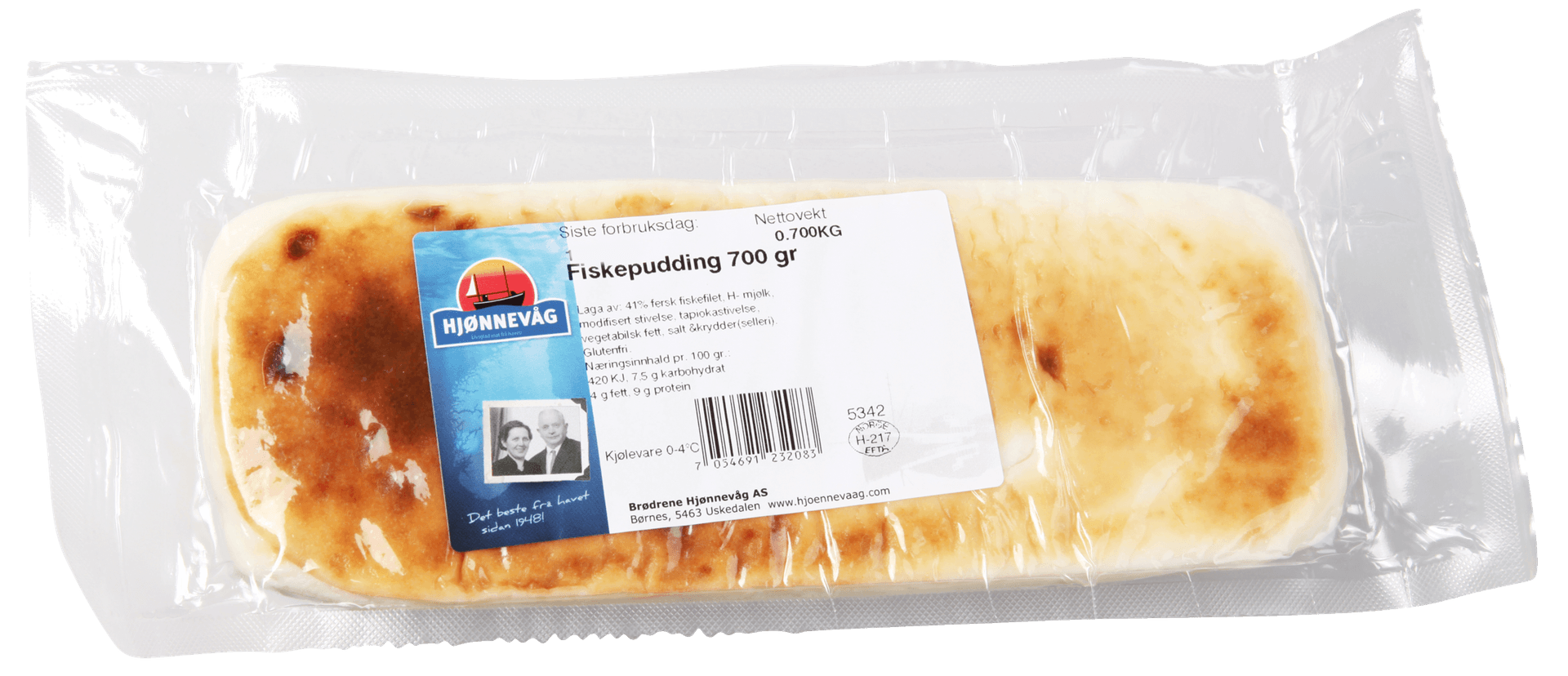 Hjønnevåg Fiskepudding 700g