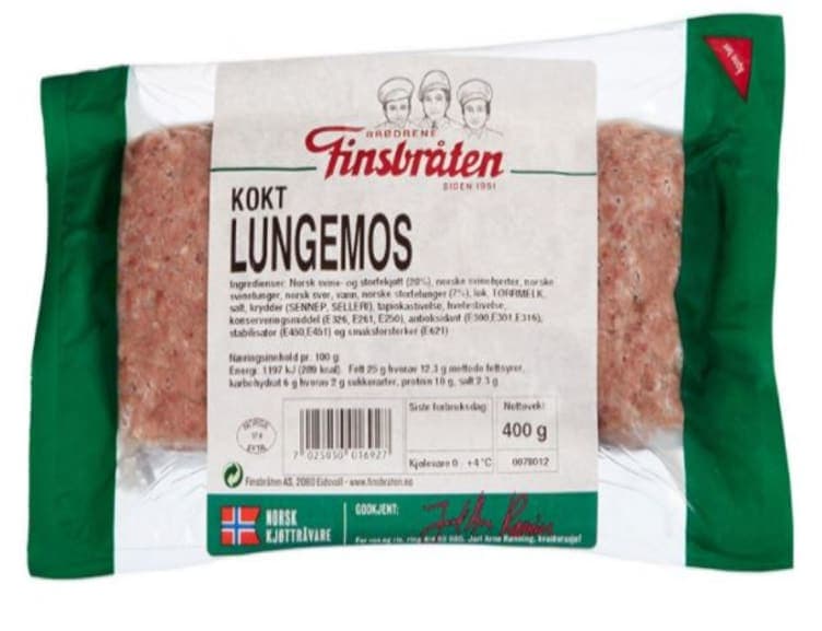 Lungemos 400g Finsbråten
