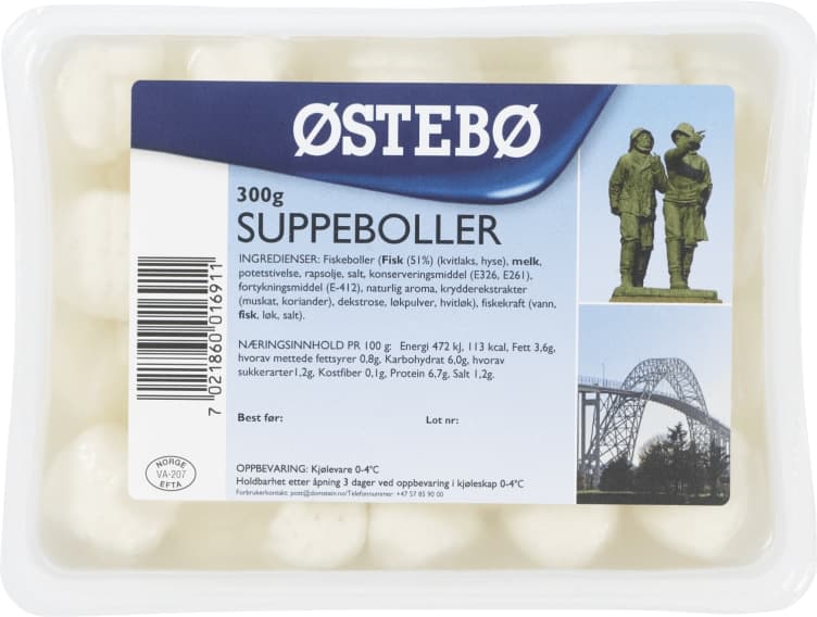 Suppeboller i Lake 300g Østebø