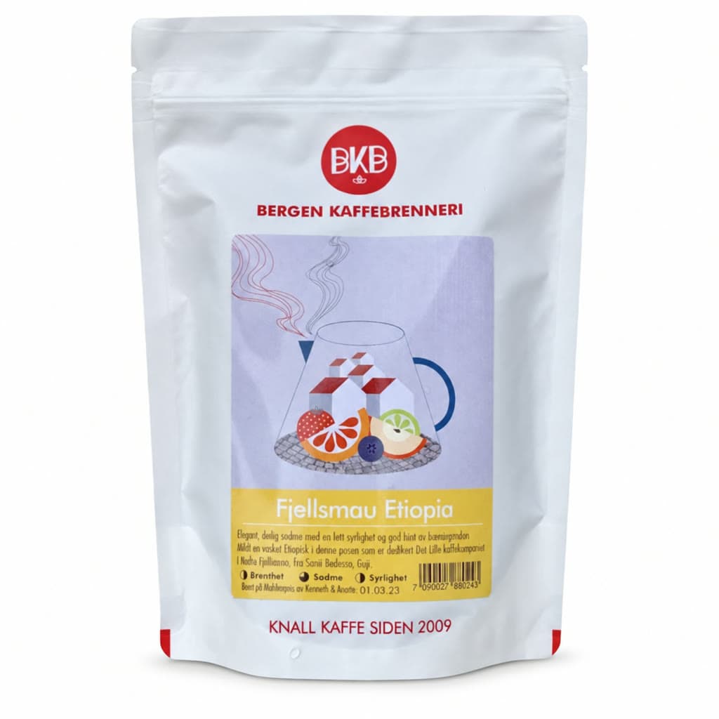 Fjellsmau Etiopia 250g Hele Bønner BKB