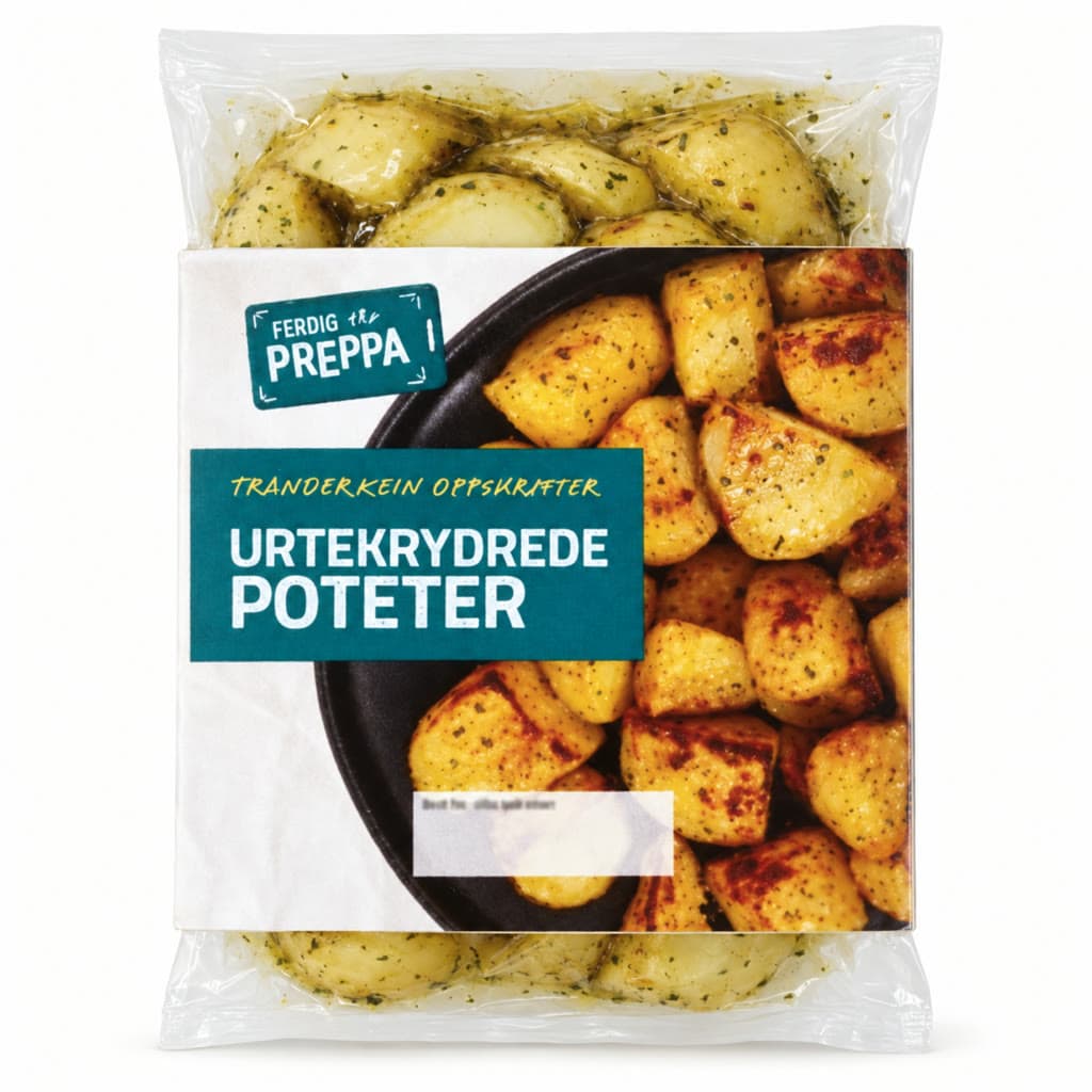 Urtekrydrede Poteter 500g Ferdig Preppa