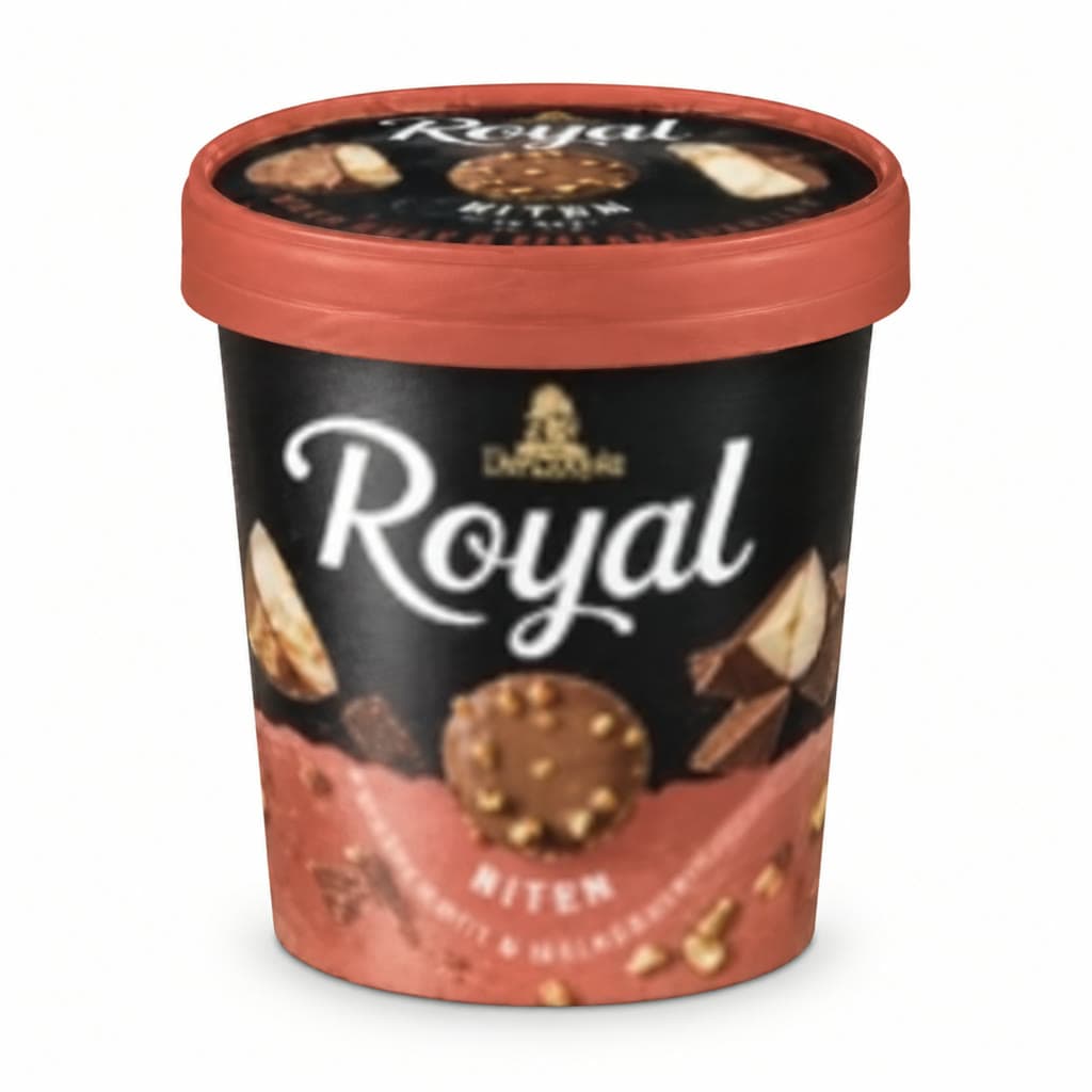 Royal Minis Hasselnøtt og Melkesjokolade 204ml