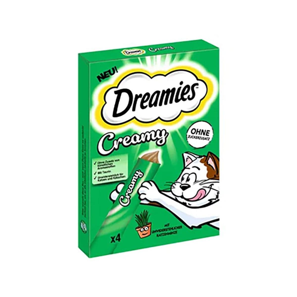 Dreamies Creamy x4 Kattemynte 240 g