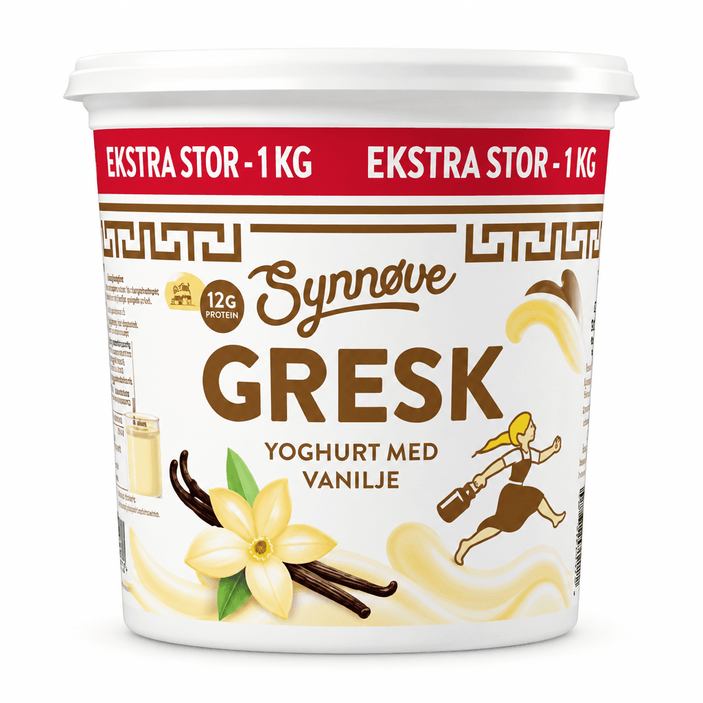 Synnøve Gresk Yoghurt Vanilje 1kg