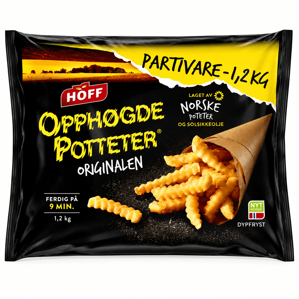 Opphøgde Potteter Partivare 1,2kg Hoff