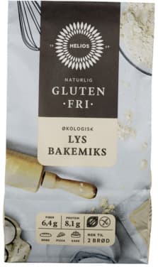 Økologisk Lys Bakemiks Glutenfri 600g Helios